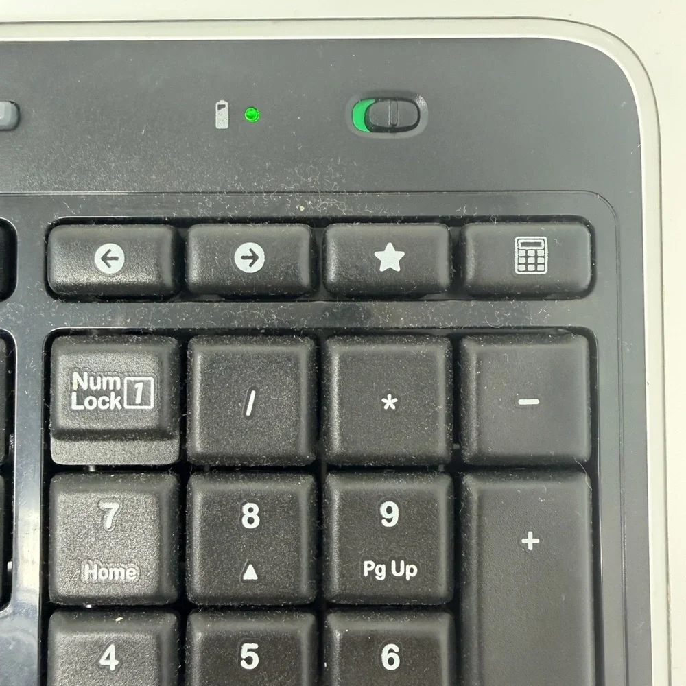 Logitech Wireless Keyboard Full Size Portable Gaming Work Office Typing College
